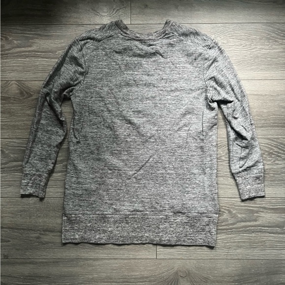 Daily/Ritual Heathered Gray Long Sleeve Crewneck Long Sweatshirt Size M Athletic - Picture 7 of 7